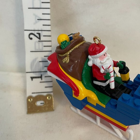 Santa LEGO Sleigh Hallmark Ornament - Picture 6 of 7